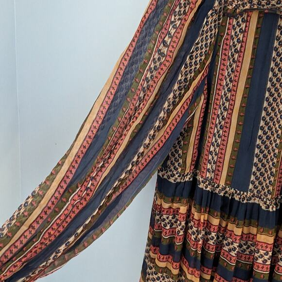SEZANE Noeline Dress, Maya Print, Short, multicolor, size FR 40/US 8, EUC - Picture 4 of 9